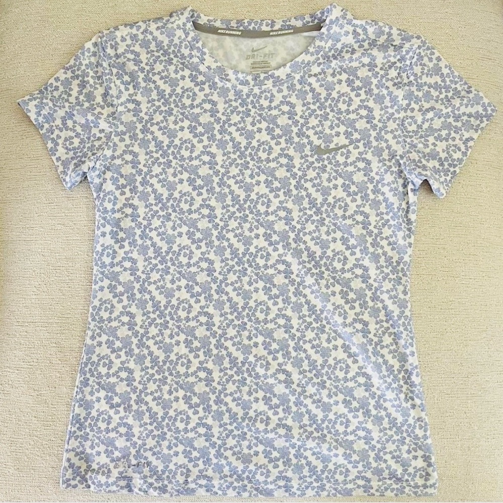 Nike Women's Dri-Fit Lavender Floral Tee